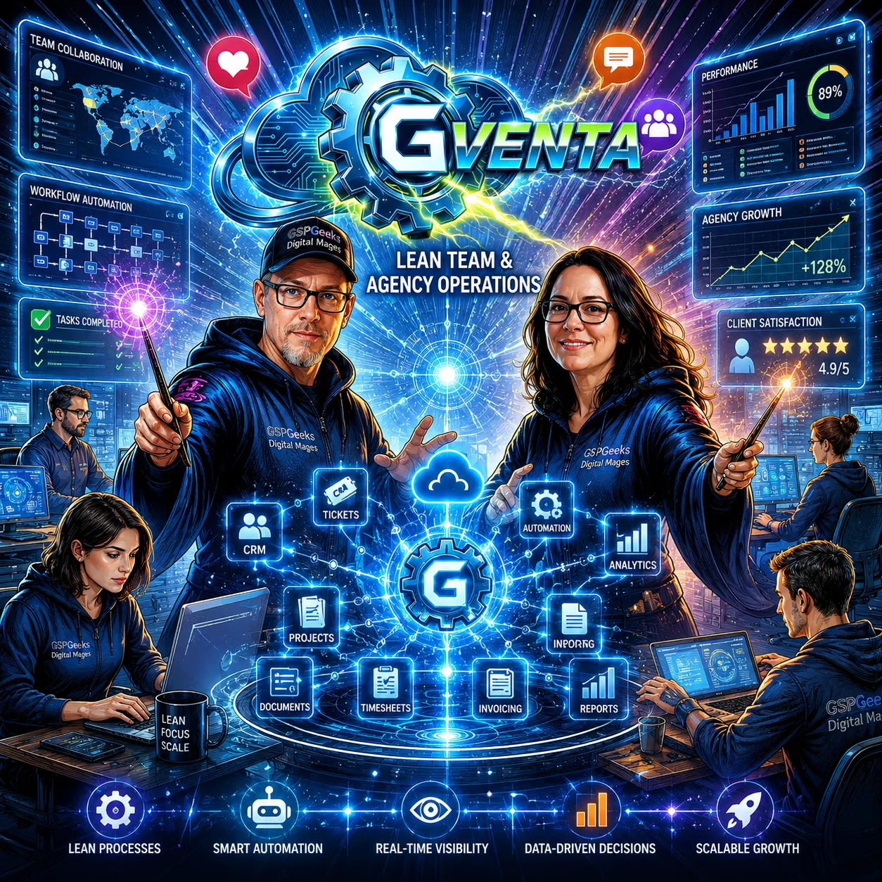 CSP Geeks superhero technology team
